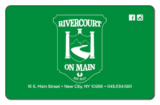 river court logo on a green background